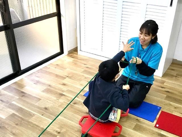 【保育士】放課後等デイサービス/正社員/資格必須/⽉給23.5万円〜/完全週休2日制/育休取得実績あり◎/一つの療法や考え方にとらわれない「いいとこどり」のプログラム♪の写真5枚目