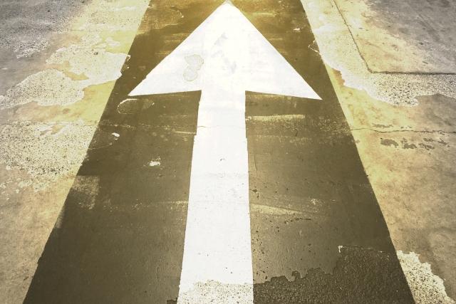 キャリアを示す矢印