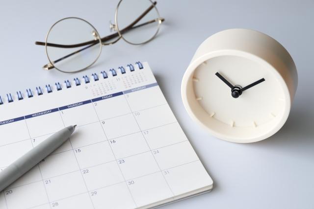 スケジュールのイメージ