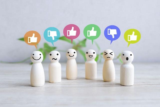 いいね、バッドマーク